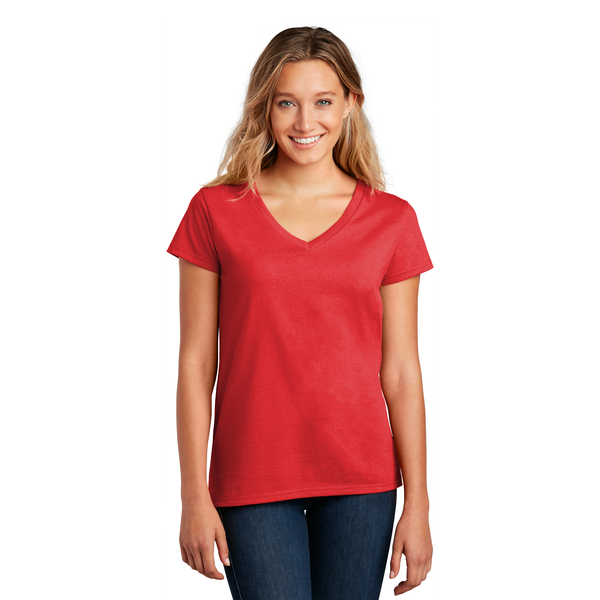 District® Re-Tee® Poly/Cotton Ladies' V-Neck Tee