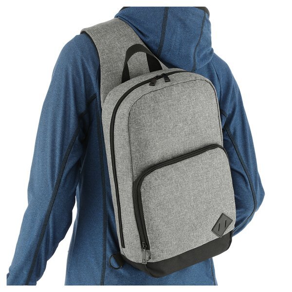 Graphite Deluxe Recycled Polyester Sling Backpack