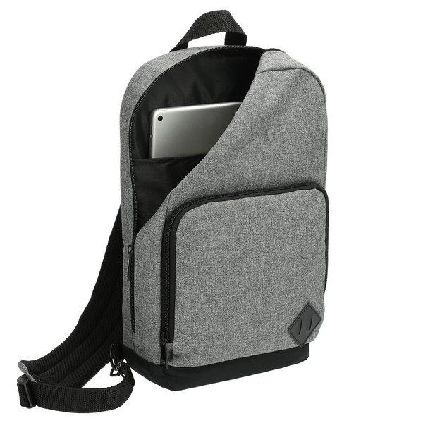 Graphite Deluxe Recycled Polyester Sling Backpack