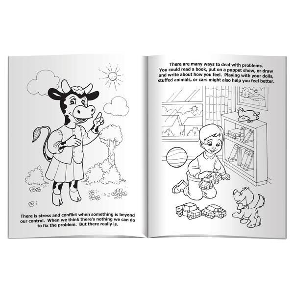 Dealing with Stress & Conflict Coloring & Activity Book