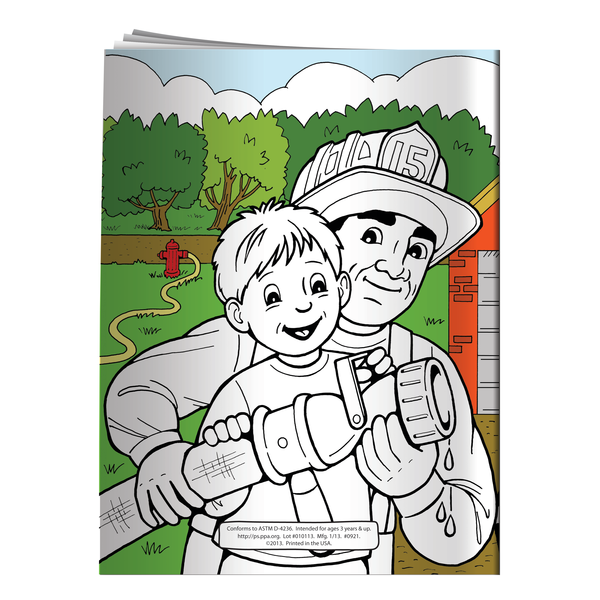 My Visit to the Fire Station Coloring & Activity Book