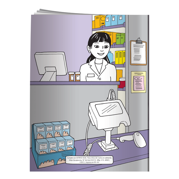 My Visit To The Pharmacy Coloring & Activity Book - Spanish Version