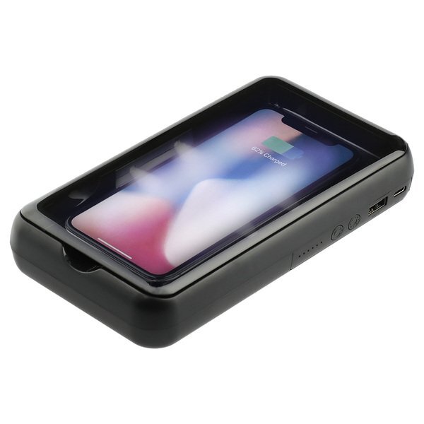 Pristine Wireless Power Bank w/ UV Phone Sanitizer, 10000mAh