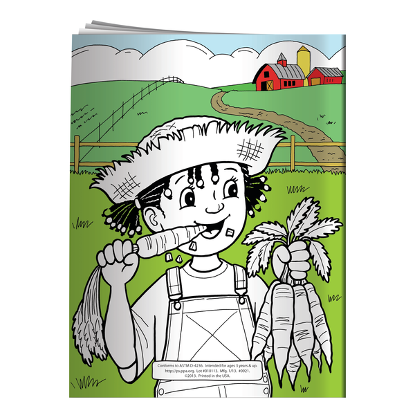 All About Vegetables w/ Robbie the Rabbit Coloring & Activity Book