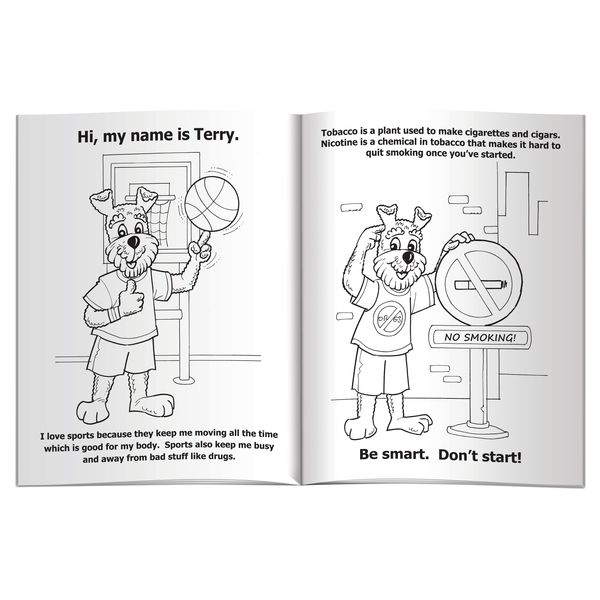 Drug Free Is The Way For Me Coloring & Activity Book