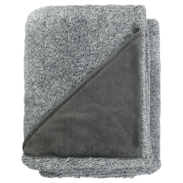 Heathered Fuzzy Fleece Blanket, 50" x 60"