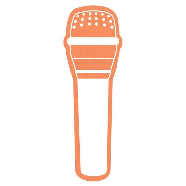 Foam Microphone, 10"