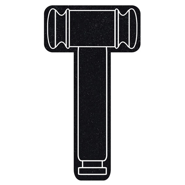 Foam Gavel Waver, 15"