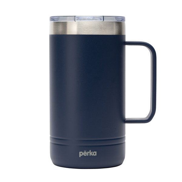 Perka® Wayfarer Double Wall Stainless Steel Mug, 24oz.