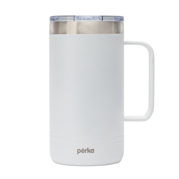 Perka® Wayfarer Double Wall Stainless Steel Mug, 24oz.