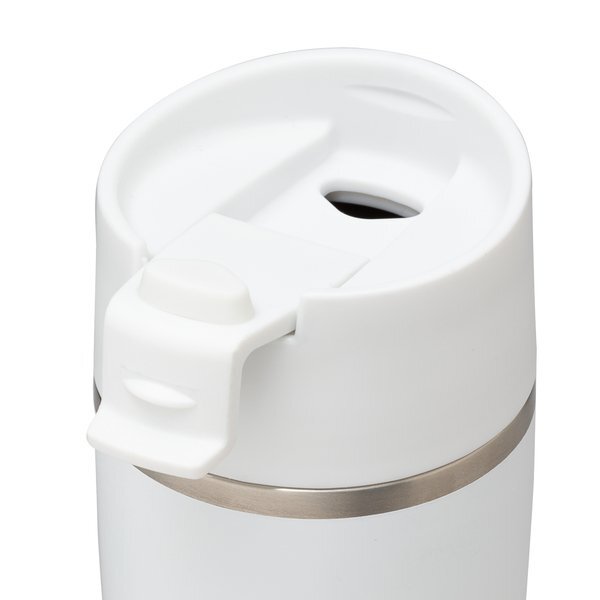 Perka® Macchiato Double Wall Coffee/Tea Press Tumbler, 12oz.