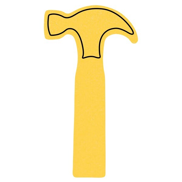 Foam Claw Hammer Waver, 14"