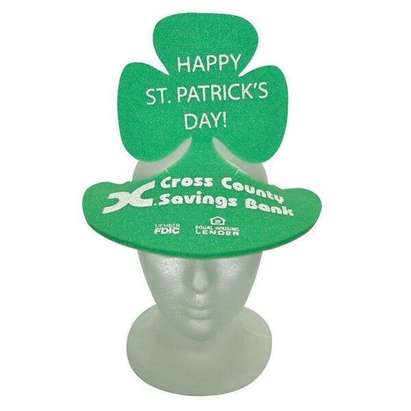 Foam Shamrock Visor