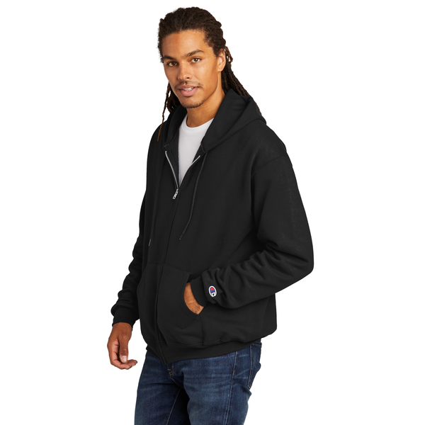 Champion® Eco Fleece Cotton/Poly Full-Zip Unisex Hoodie