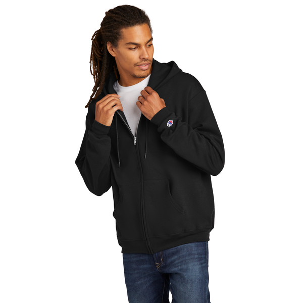 Champion® Eco Fleece Cotton/Poly Full-Zip Unisex Hoodie