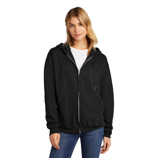 Champion® Eco Fleece Cotton/Poly Full-Zip Unisex Hoodie
