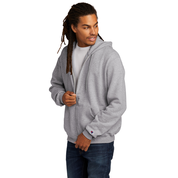 Champion® Eco Fleece Cotton/Poly Full-Zip Unisex Hoodie