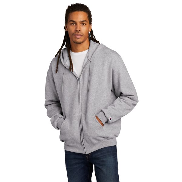 Champion® Eco Fleece Cotton/Poly Full-Zip Unisex Hoodie