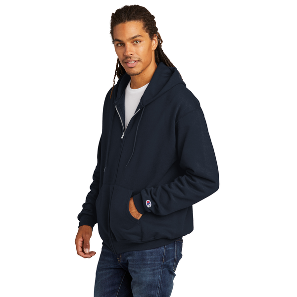 Champion® Eco Fleece Cotton/Poly Full-Zip Unisex Hoodie