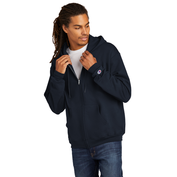 Champion® Eco Fleece Cotton/Poly Full-Zip Unisex Hoodie