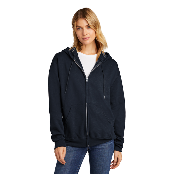 Champion® Eco Fleece Cotton/Poly Full-Zip Unisex Hoodie
