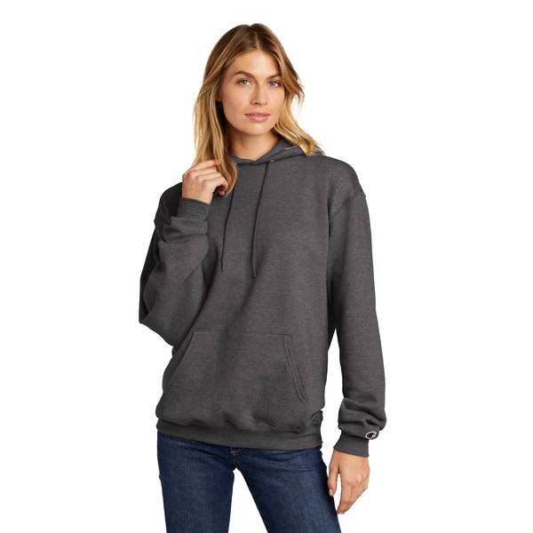 Champion® Eco Fleece Cotton/Poly Pullover Unisex Hoodie Sweatshirt