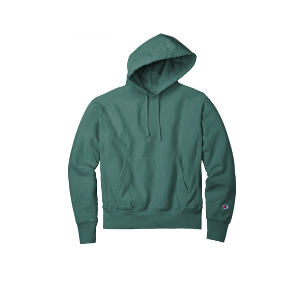 Champion® Reverse Weave® Cotton/Poly Fleece Garment-Dyed Men's Hooded Sweatshirt