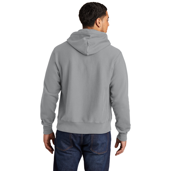 Champion® Reverse Weave® Cotton/Poly Fleece Garment-Dyed Men's Hooded Sweatshirt