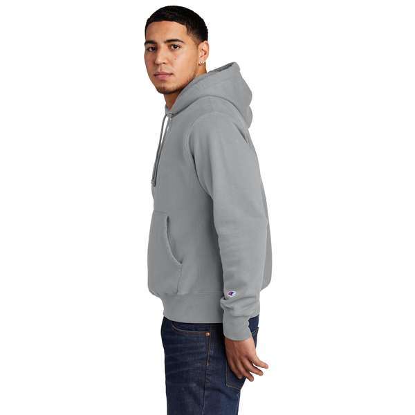 Champion® Reverse Weave® Cotton/Poly Fleece Garment-Dyed Men's Hooded Sweatshirt