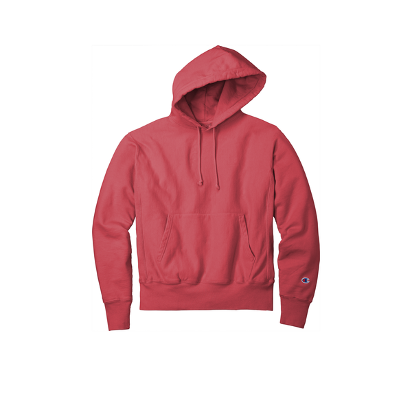 Champion® Reverse Weave® Cotton/Poly Fleece Garment-Dyed Men's Hooded Sweatshirt