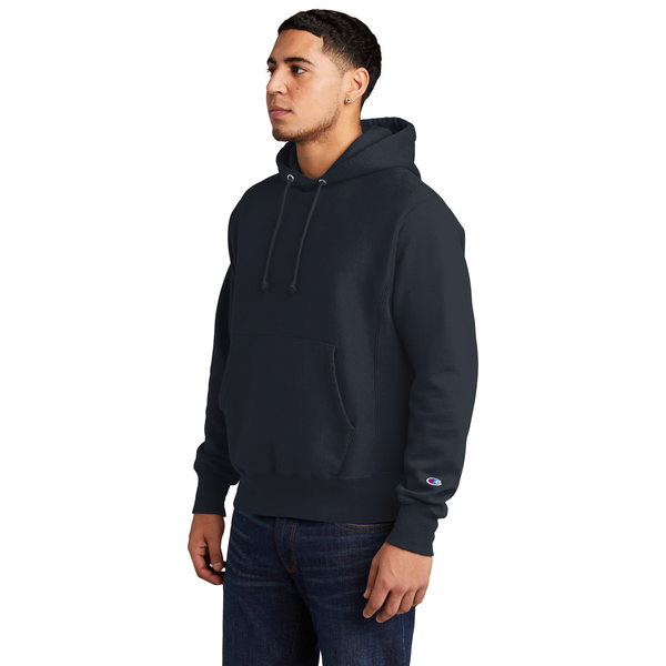 Champion® Reverse Weave® Cotton/Poly Fleece Garment-Dyed Men's Hooded Sweatshirt