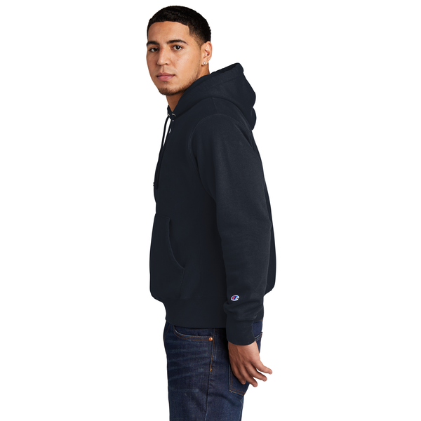 Champion® Reverse Weave® Cotton/Poly Fleece Garment-Dyed Men's Hooded Sweatshirt