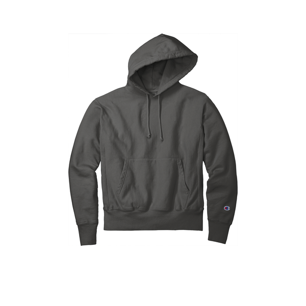 Champion® Reverse Weave® Cotton/Poly Fleece Garment-Dyed Men's Hooded Sweatshirt