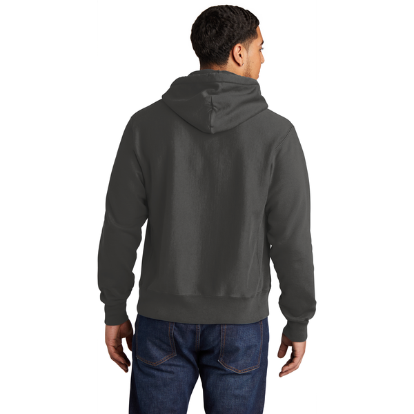 Champion® Reverse Weave® Cotton/Poly Fleece Garment-Dyed Men's Hooded Sweatshirt