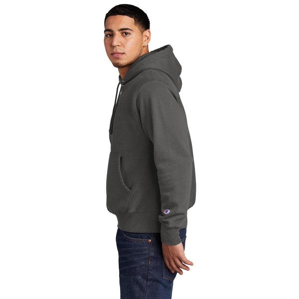 Champion® Reverse Weave® Cotton/Poly Fleece Garment-Dyed Men's Hooded Sweatshirt