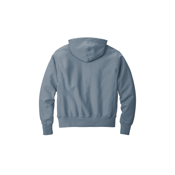 Champion® Reverse Weave® Cotton/Poly Fleece Garment-Dyed Men's Hooded Sweatshirt