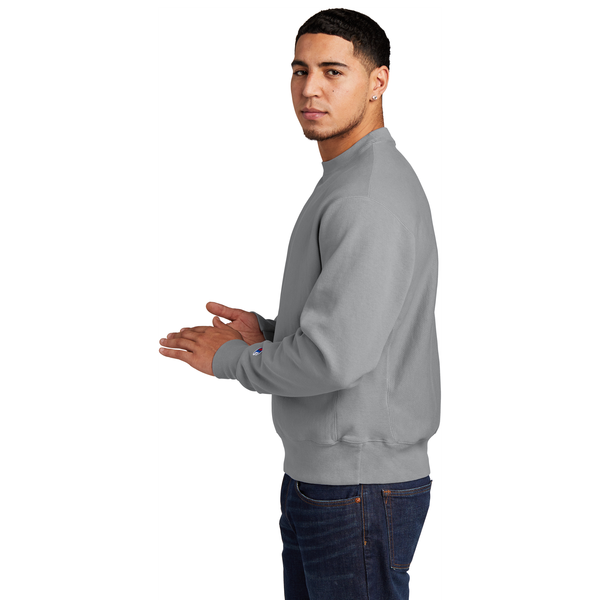 Champion® Reverse Weave® Cotton/Poly Fleece Garment-Dyed Men's Crewneck Sweatshirt