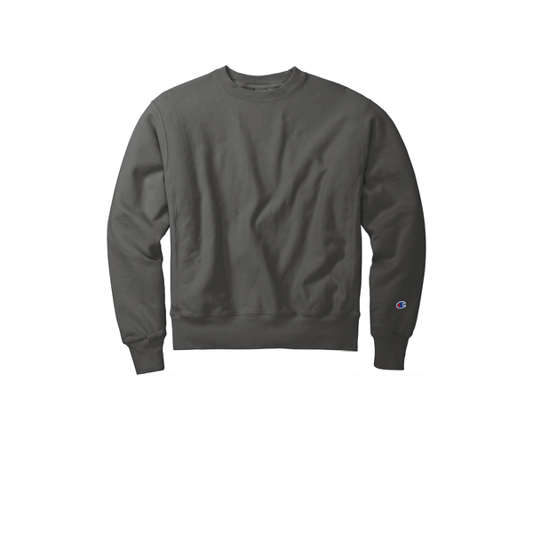 Champion® Reverse Weave® Cotton/Poly Fleece Garment-Dyed Men's Crewneck Sweatshirt