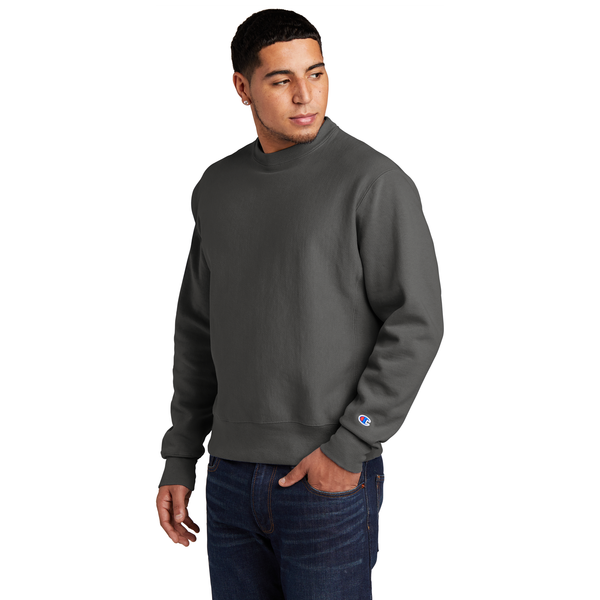 Champion® Reverse Weave® Cotton/Poly Fleece Garment-Dyed Men's Crewneck Sweatshirt