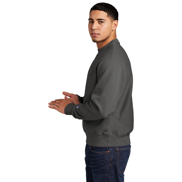 Champion® Reverse Weave® Cotton/Poly Fleece Garment-Dyed Men's Crewneck Sweatshirt