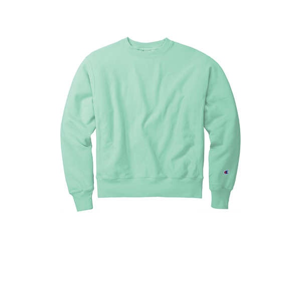 Champion® Reverse Weave® Cotton/Poly Fleece Garment-Dyed Men's Crewneck Sweatshirt