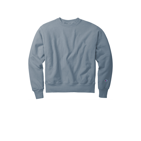 Champion® Reverse Weave® Cotton/Poly Fleece Garment-Dyed Men's Crewneck Sweatshirt