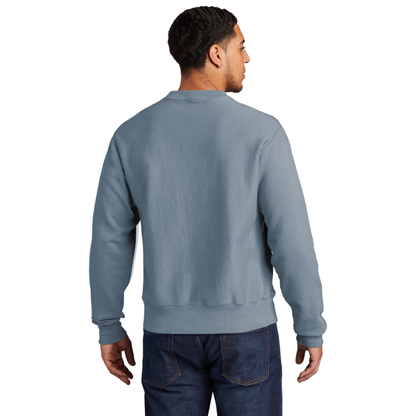 Champion® Reverse Weave® Cotton/Poly Fleece Garment-Dyed Men's Crewneck Sweatshirt