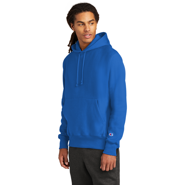 Champion® Reverse Weave® Cotton/Poly Fleece Men's Hooded Sweatshirt