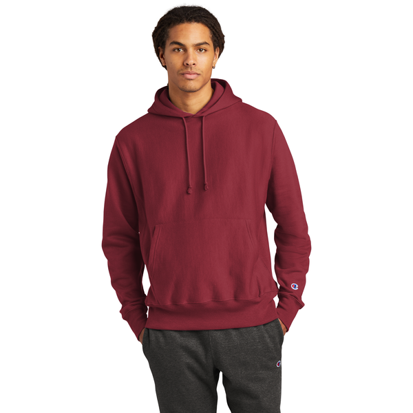 Champion® Reverse Weave® Cotton/Poly Fleece Men's Hooded Sweatshirt