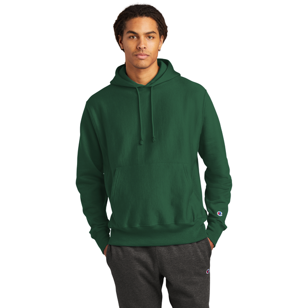 Champion® Reverse Weave® Cotton/Poly Fleece Men's Hooded Sweatshirt