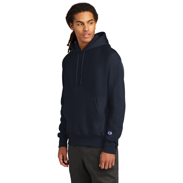 Champion® Reverse Weave® Cotton/Poly Fleece Men's Hooded Sweatshirt