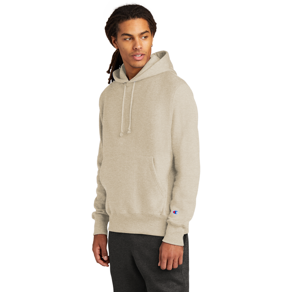 Champion® Reverse Weave® Cotton/Poly Fleece Men's Hooded Sweatshirt