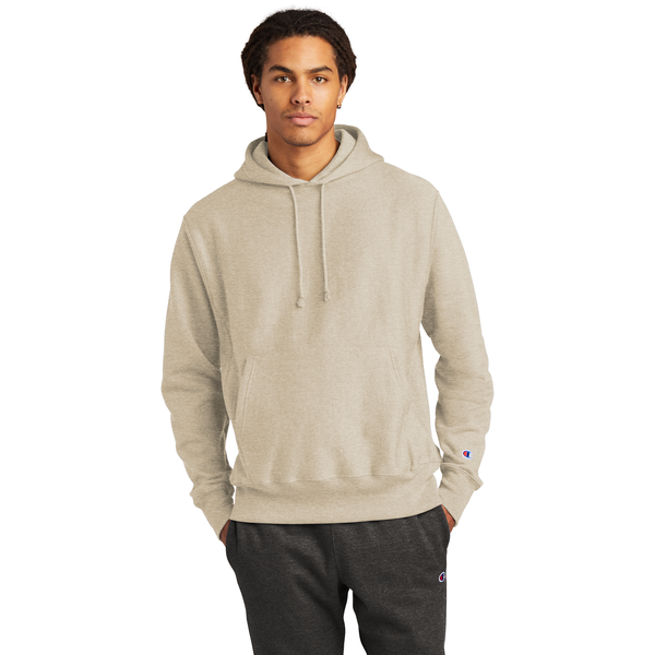 Champion® Reverse Weave® Cotton/Poly Fleece Men's Hooded Sweatshirt