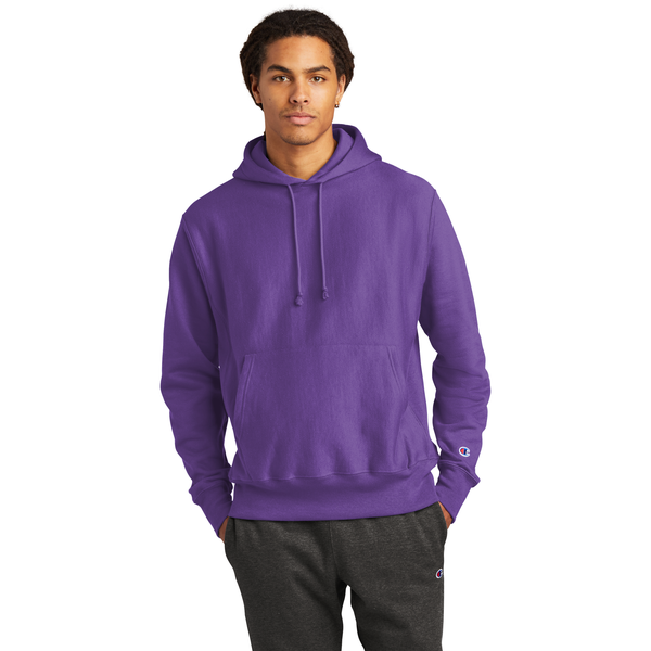 Champion® Reverse Weave® Cotton/Poly Fleece Men's Hooded Sweatshirt